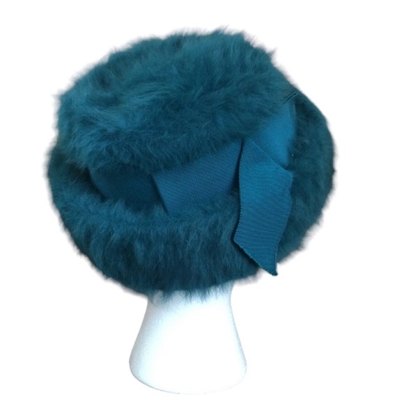 Toscano Palmer wool fur vintage hat - Picture 2 of 8